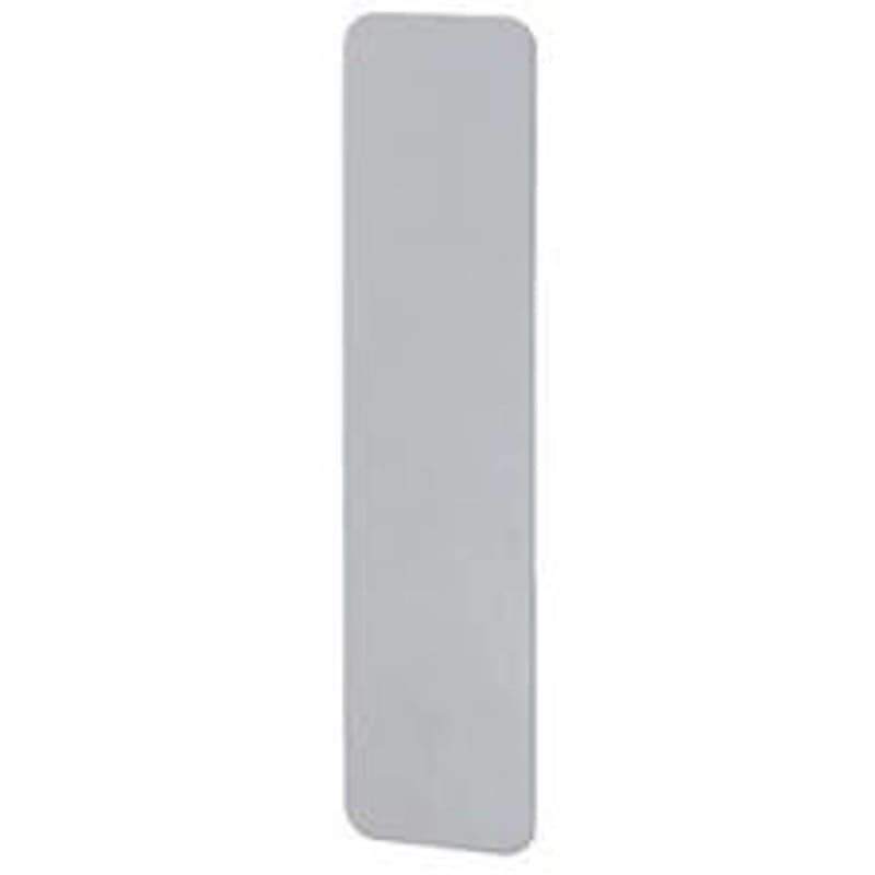 Blank Plate, Satin Aluminum Clear Anodized Blank Plate, Satin Aluminum Clear Anodized
